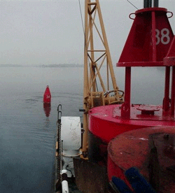 ANT NY - Departing after setting a Buoy.